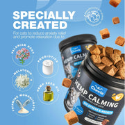 Calming Hemp Treats for Cats – Anxiety & Stress Relief Soft Chews