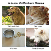 Pet Water Dispenser – Anti-Spill & Slow Drinking Bowl