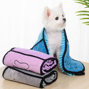 Quick Dry Pet Towel Microfiber Bathrobe for Dogs and Cats