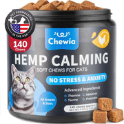 Calming Hemp Treats for Cats – Anxiety & Stress Relief Soft Chews