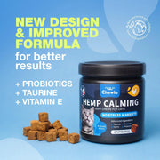 Calming Hemp Treats for Cats – Anxiety & Stress Relief Soft Chews