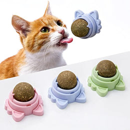 Sticky Catnip Balls Dental Chew Toys for Cats