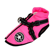Waterproof Winter Dog Coat with Harness