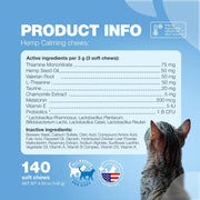 Calming Hemp Treats for Cats – Anxiety & Stress Relief Soft Chews