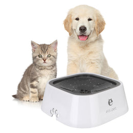 Pet Water Dispenser – Anti-Spill & Slow Drinking Bowl