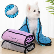 Quick Dry Pet Towel Microfiber Bathrobe for Dogs and Cats
